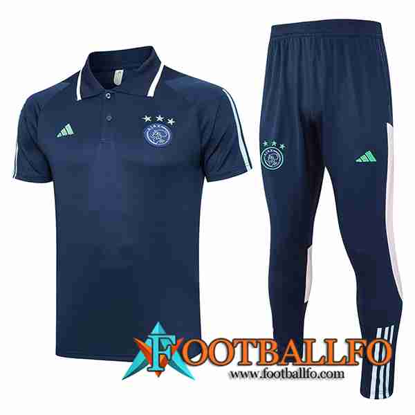 Camiseta Polo Ajax Azul marino 2023/2024