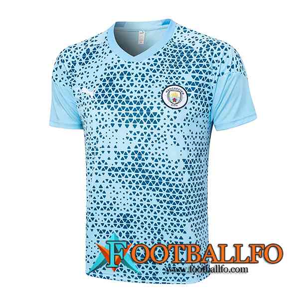 Camiseta Entrenamiento Manchester City Azul Claro 2023/2024 -03