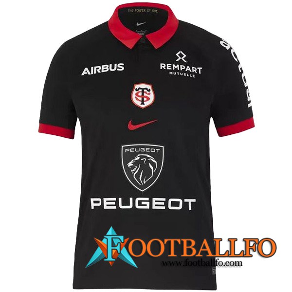 Polo F1 Stade Toulousain Team Negro/Rojo 2023