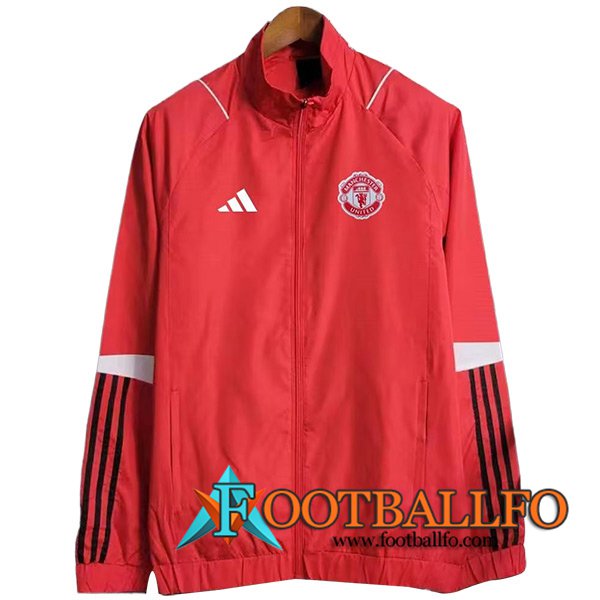 Rompevientos Manchester United Rojo 2023/2024 -04