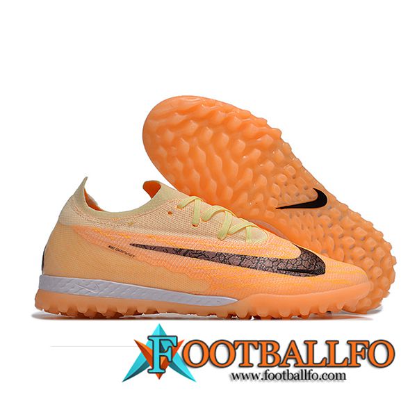 Nike Botas De Fútbol Phantom GX Elite TF Negro/Naranja