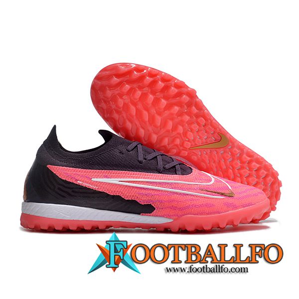 Nike Botas De Fútbol Phantom GX Elite TF Negro/Rosa