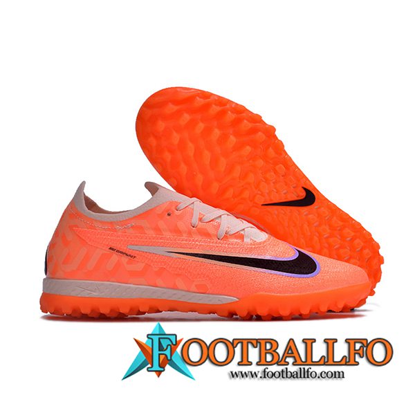 Nike Botas De Fútbol Phantom GX Elite TF Naranja/Violeta