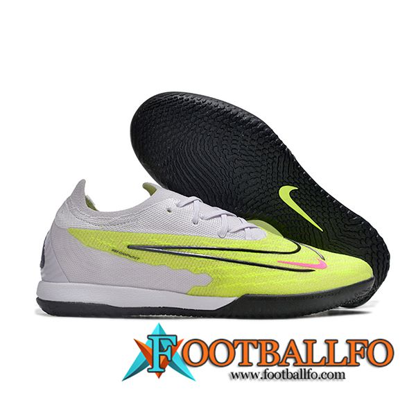 Nike Botas De Fútbol Phantom GX Elite IC Blanco/Negro/Verde