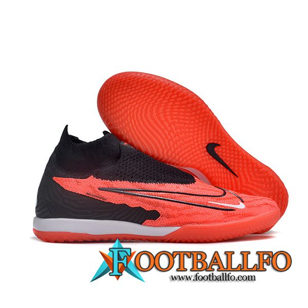 Nike Botas De Fútbol Phantom GX Elite DF Link IC Negro/Rojo