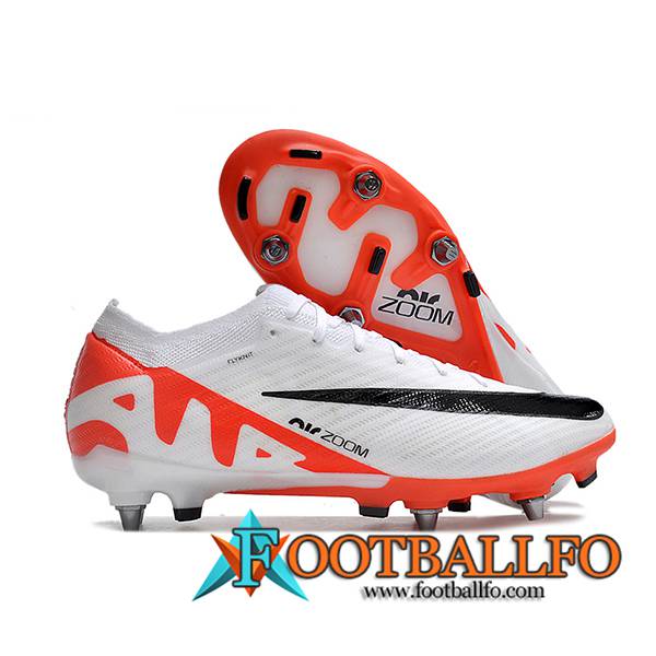 Nike Botas De Fútbol Air Zoom Mercurial Vapor XV Elite SG Blanco/Negro/Rojo -02