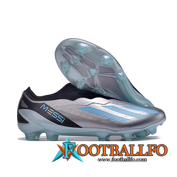 Adidas Botas De Fútbol X CRAZYFAST.1 LL FG Azul/Gris/Negro