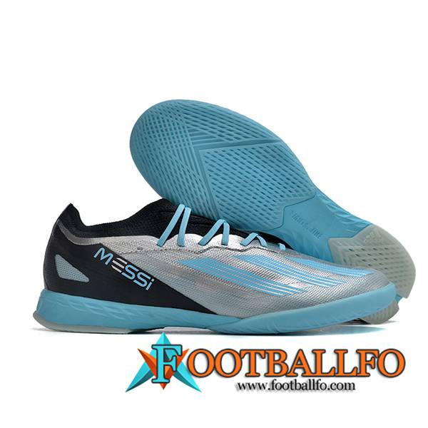 Adidas Botas De Fútbol X CRAZYFAST.1 IC BOOTS Azul/Gris/Negro