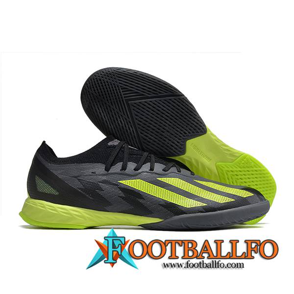 Adidas Botas De Fútbol X CRAZYFAST.1 IC BOOTS Verde/Gris/Negro
