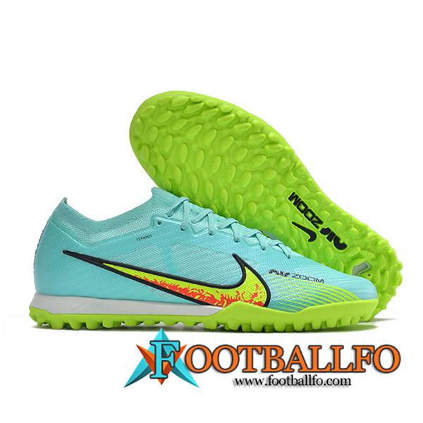 Nike Botas De Fútbol Air Zoom Mercurial Vapor XV Elite TF Azul/Verde
