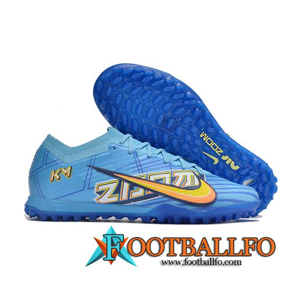 Nike Botas De Fútbol Air Zoom Mercurial Vapor XV Elite TF Azul/Amarillo