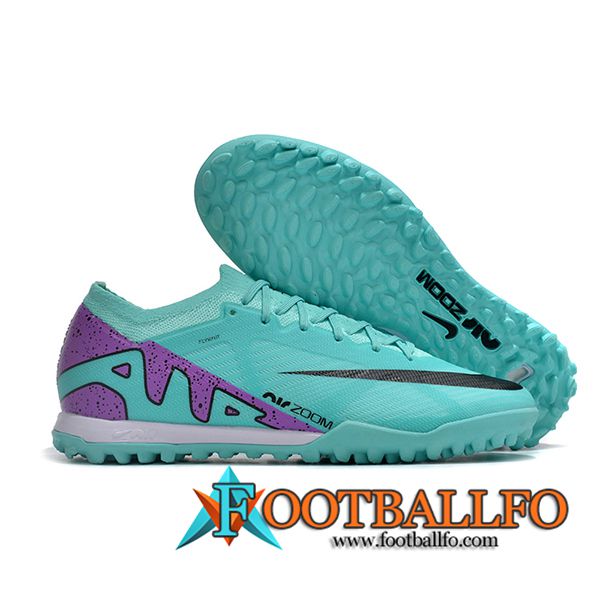 Nike Botas De Fútbol Air Zoom Mercurial Vapor XV Elite TF Verde/Negro/Violeta