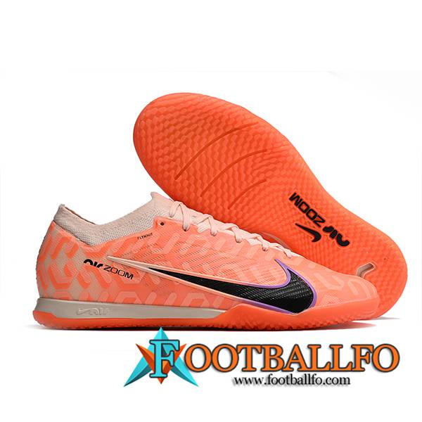 Nike Botas De Fútbol Air Zoom Mercurial Vapor XV Elite IC Naranja/Negro