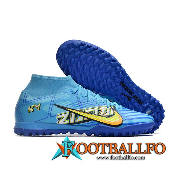Nike Botas De Fútbol Air Zoom Mercurial Superfly IX Academy TF Azul/Amarillo