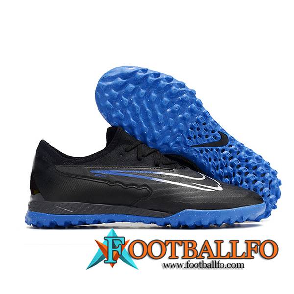 Nike Botas De Fútbol React Phantom GX Pro TF Negro/Azul