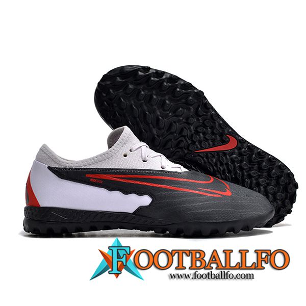 Nike Botas De Fútbol React Phantom GX Pro TF Blanco/Negro/Rojo