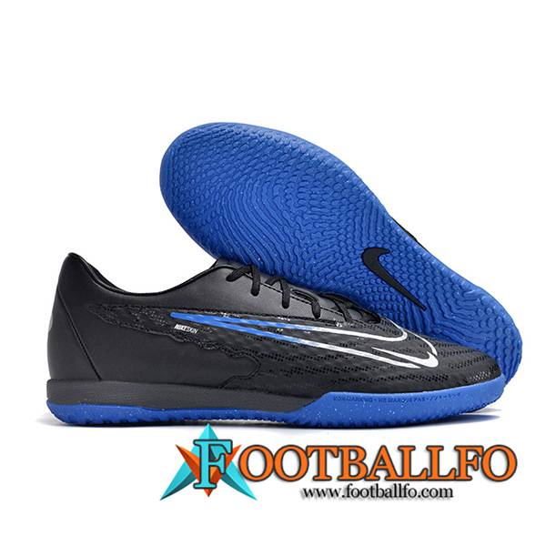 Nike Botas De Fútbol Phantom GX Academy IC Negro/Azul