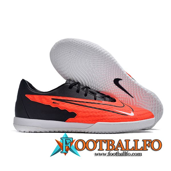 Nike Botas De Fútbol Phantom GX Academy IC Negro/Naranja