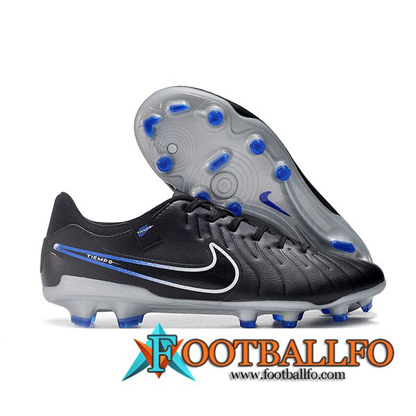 Nike Botas De Fútbol Legend X Academy FG Negro/Azul