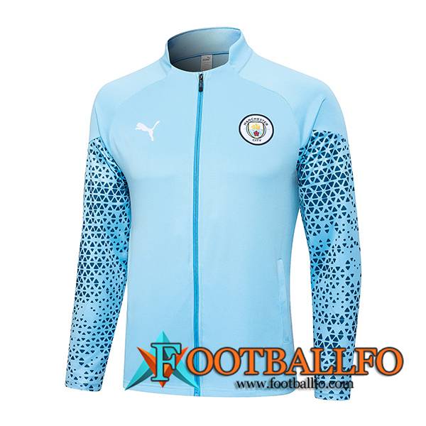 Chaquetas Futbol Manchester City Azul Claro 2023/2024