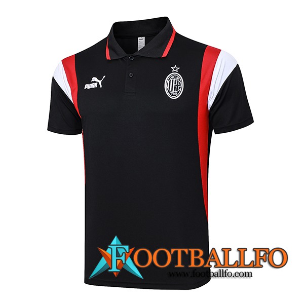 Camiseta Polo AC Milan Negro 2023/2024 -04