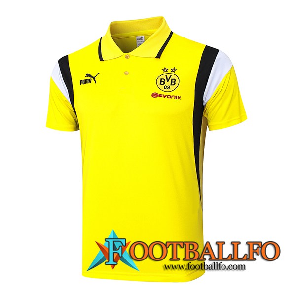 Camiseta Polo Dortmund Amarillo 2023/2024 -04