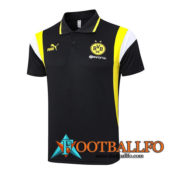 Camiseta Polo Dortmund Negro 2023/2024 -03