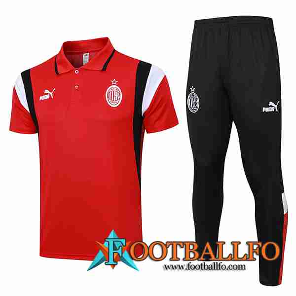 Camiseta Polo AC Milan Rojo 2023/2024 -03