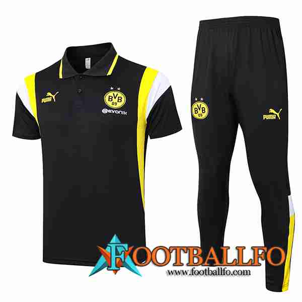 Camiseta Polo Dortmund Negro 2023/2024 -02