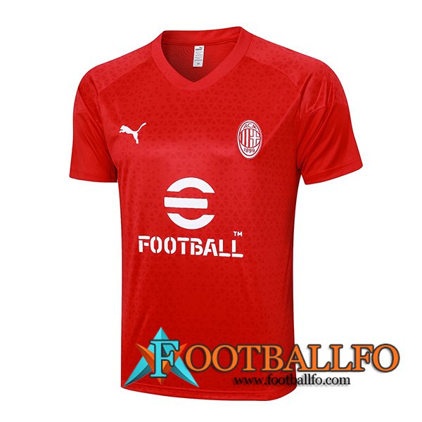 Camiseta Entrenamiento AC Milan Rojo 2023/2024 -02
