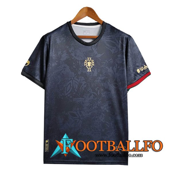 Camiseta Entrenamiento Portugal Negro 2023/2024