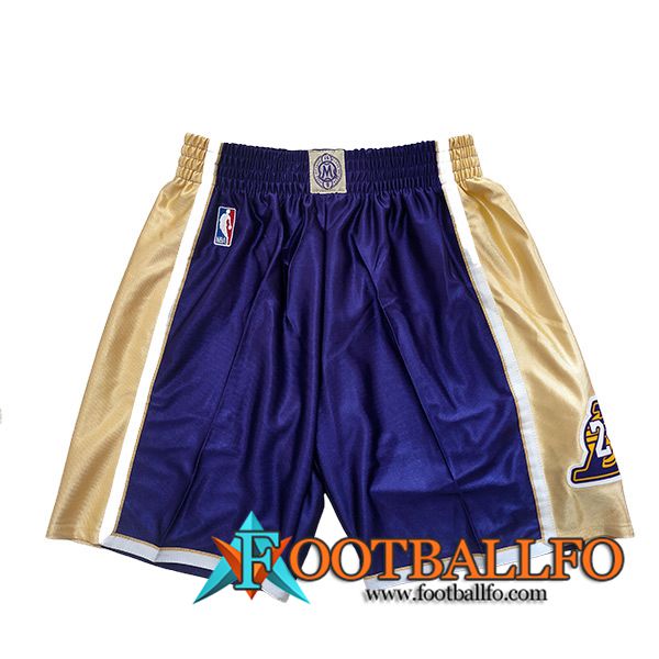 Cortos NBA Los Angeles Lakers 2023/24 Azul/Amarillo -04