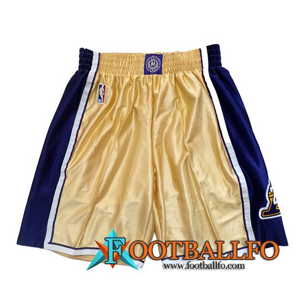 Cortos NBA Los Angeles Lakers 2023/24 Amarillo/Azul -05