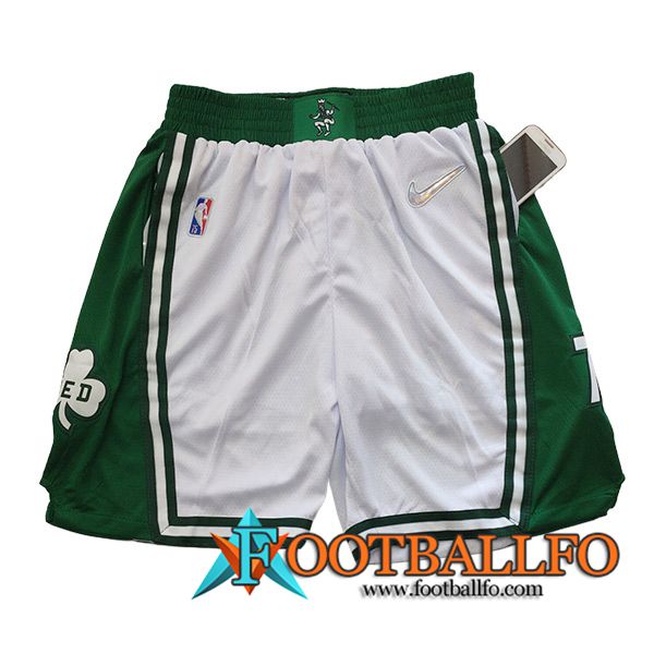 Cortos NBA Boston Celtics 2023/24 Blanco/Verde