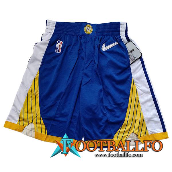 Cortos NBA Golden State Warriors 2023/24 Blanco/Azul/Amarillo