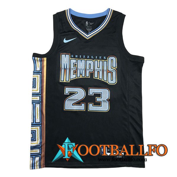 Camisetas De Futbol Memphis Grizzlies (Rosa #23) 2023/24 Negro