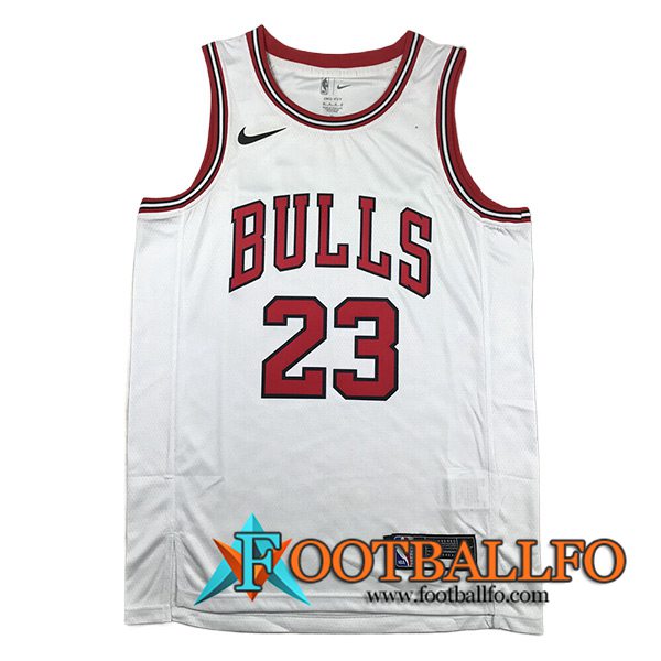 Camisetas De Futbol Chicago Bulls (JORDAN #23) 2023/24 Blanco -05