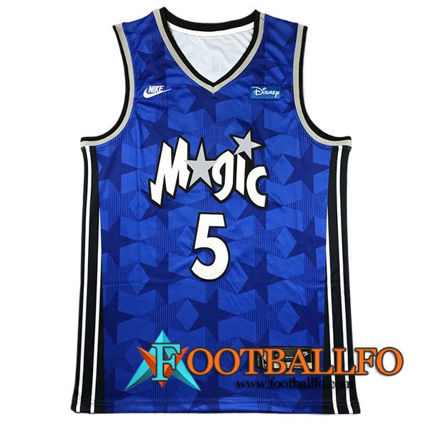 Camisetas De Futbol Orlando Magic (BANCHERO #5) 2023/24 Azul