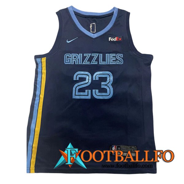 Camisetas De Futbol Memphis Grizzlies (Rosa #23) 2023/24 Azul Oscuro