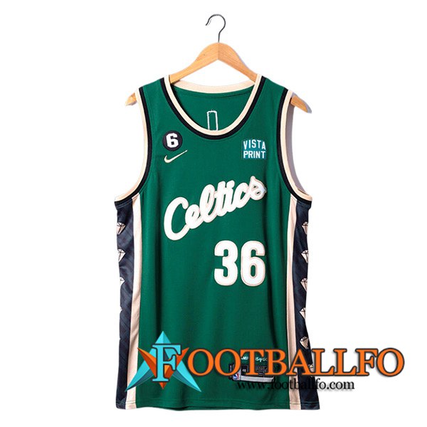 Camisetas De Futbol Boston Celtics (SMART #36) 2023/24 Verde