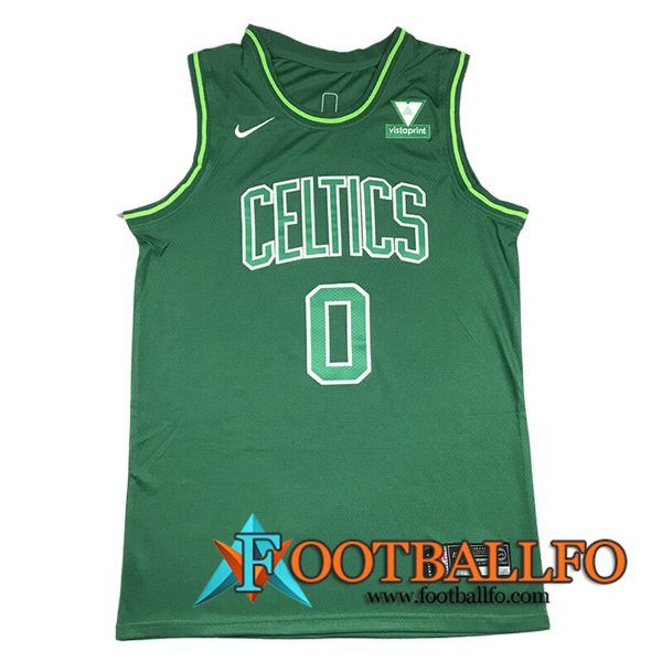 Camisetas De Futbol Boston Celtics (TATUM #0) 2023/24 Verde -02