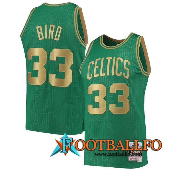 Camisetas De Futbol Boston Celtics (BIRD #33) 2023/24 Verde -02