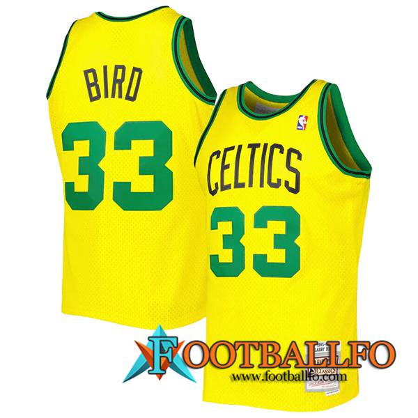 Camisetas De Futbol Boston Celtics (BIRD #33) 2023/24 Amarillo