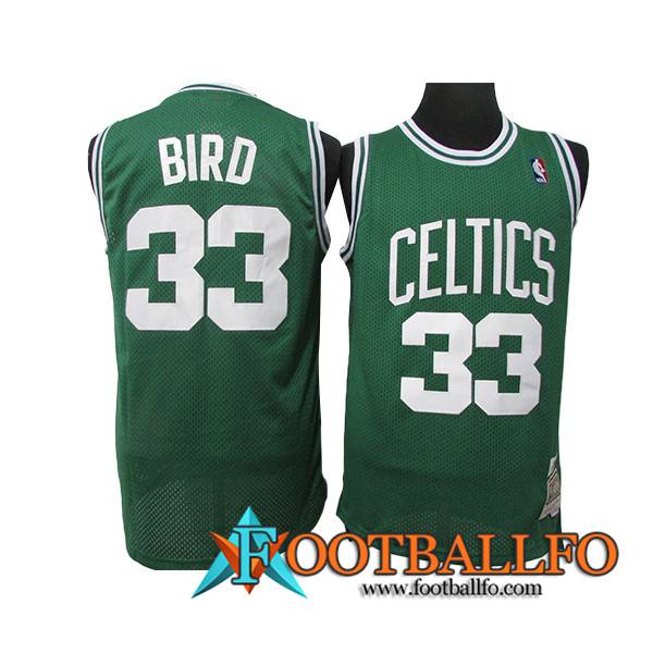 Camisetas De Futbol Boston Celtics (BIRD #33) 2023/24 Verde -03