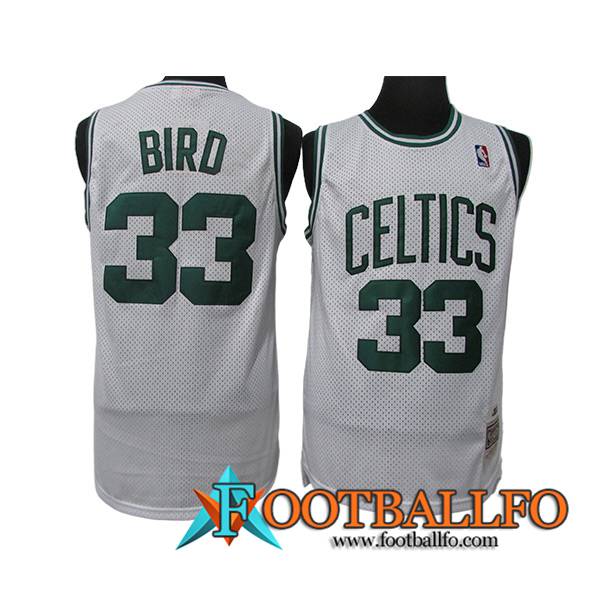 Camisetas De Futbol Boston Celtics (BIRD #33) 2023/24 Blanco -02