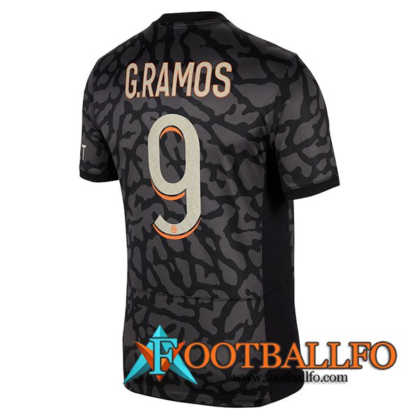 Camisetas De Futbol PSG (G.RAMOS #9) 2023/2024 Tercera