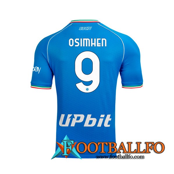 Camisetas De Futbol SSC Napoli (OSIMHEN #9) 2023/2024 Primera