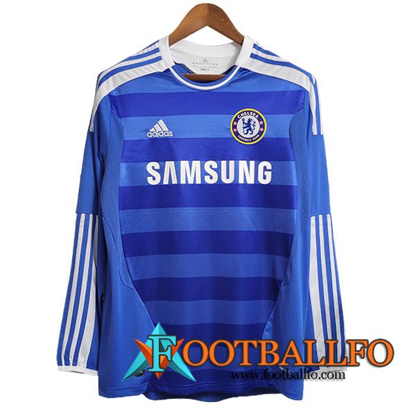 Camisetas De Futbol FC Chelsea Retro Manga Largas Primera 2011/2012