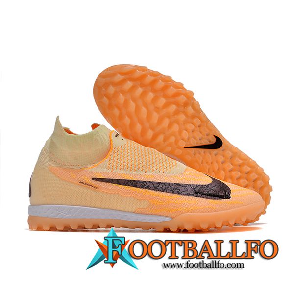 Nike Botas De Fútbol Phantom GX Elite DF Link TF Naranja/Negro