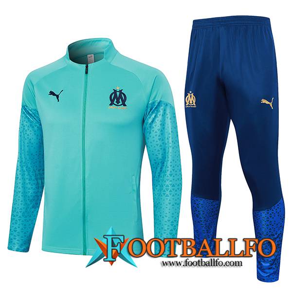 Chandal Equipos De Futbol - Chaqueta Marsella Azul Claro 2023/2024 -02